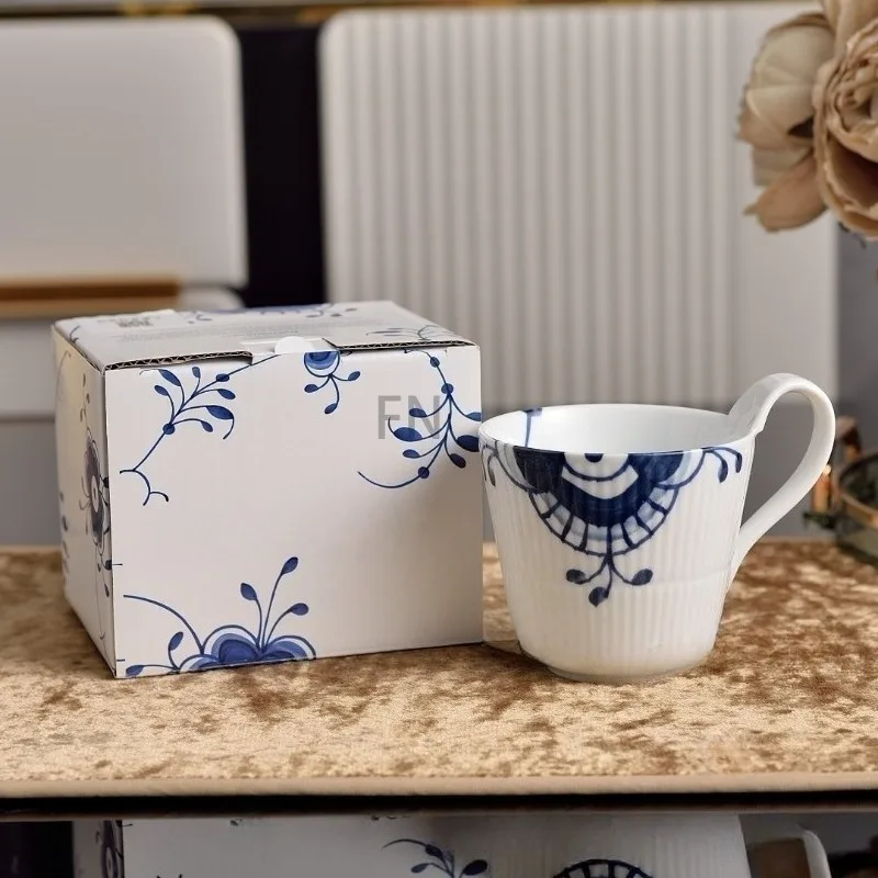Coffee Tea Gift Set - Noordse Royal Palm Bloemendesign Koffiemok Theekop