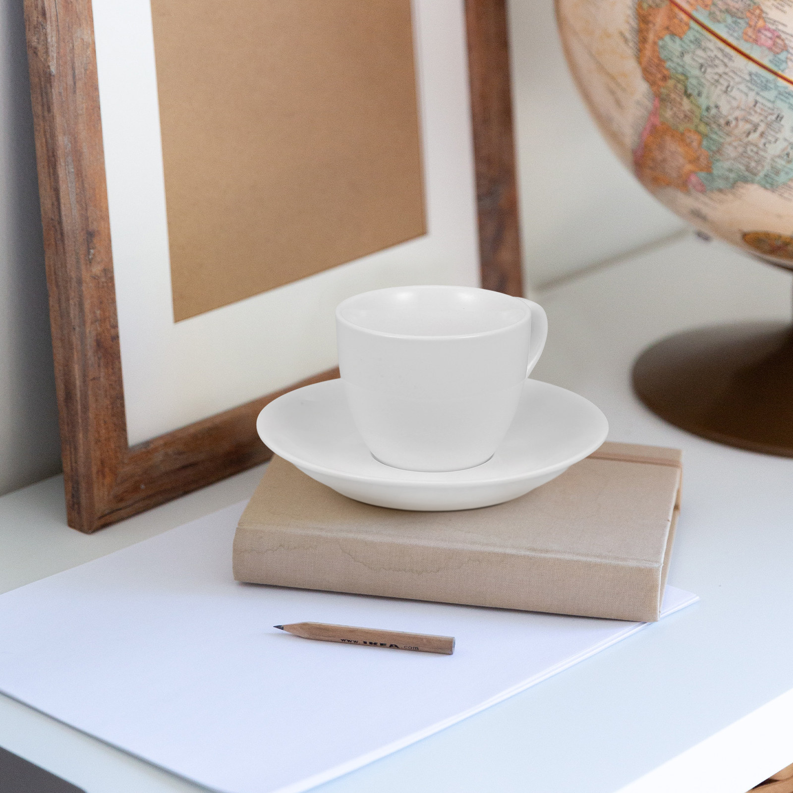 Coffee Tea Drink - 1Set Koffiekop en -schotelset Premium Keramiek