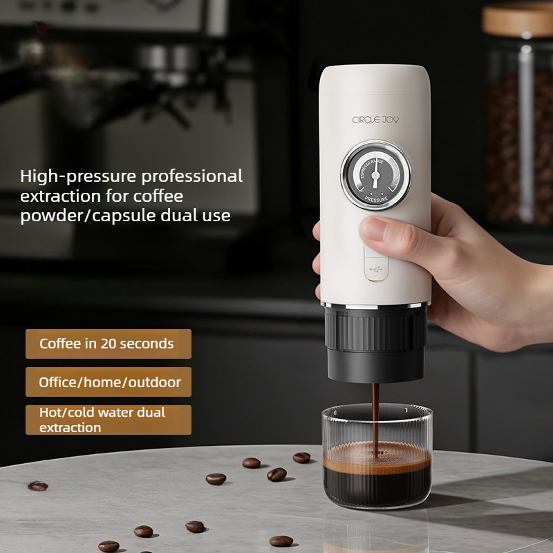 Coffee & Tea Maker Machine - Draagbare espressomachine, 20 bar druk, automatisch