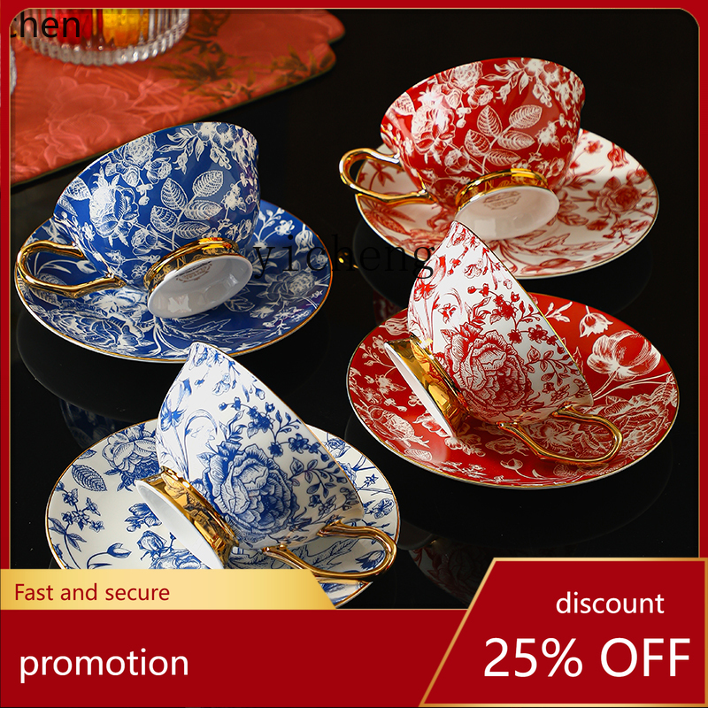Coffee Tea Gift Set - HXL keramische koffiekopje afternoon tea theeservies