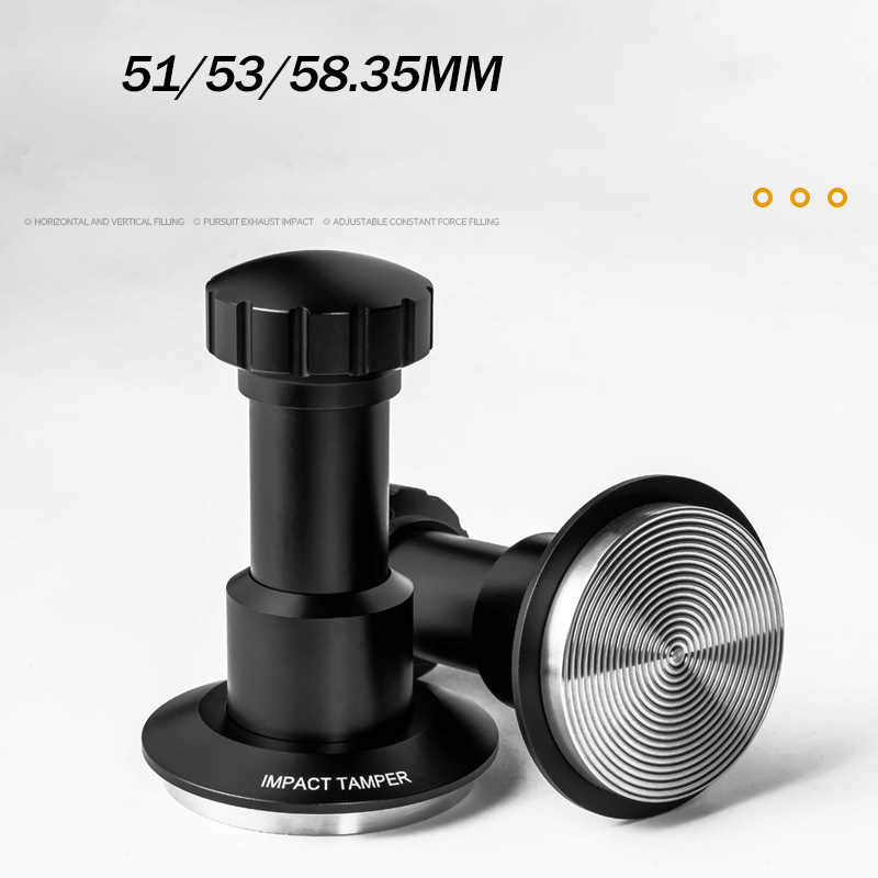 Coffee Tamper Leveler - 51/53/58mm Koffie Impact Sabotage Rvs Flexibele