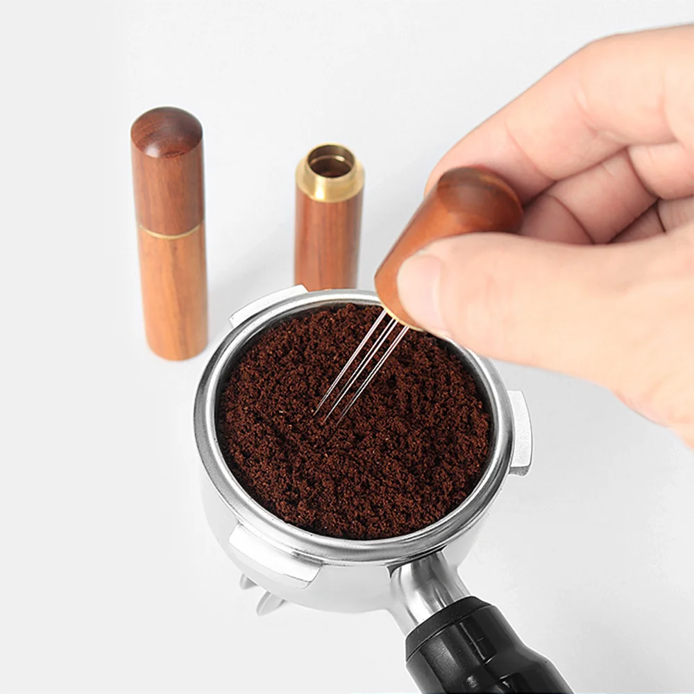 Coffee Tamper Leveler - Roestvrijstalen koffiepoeder Sabotage Espressopoederroerder Distributeur Leveler