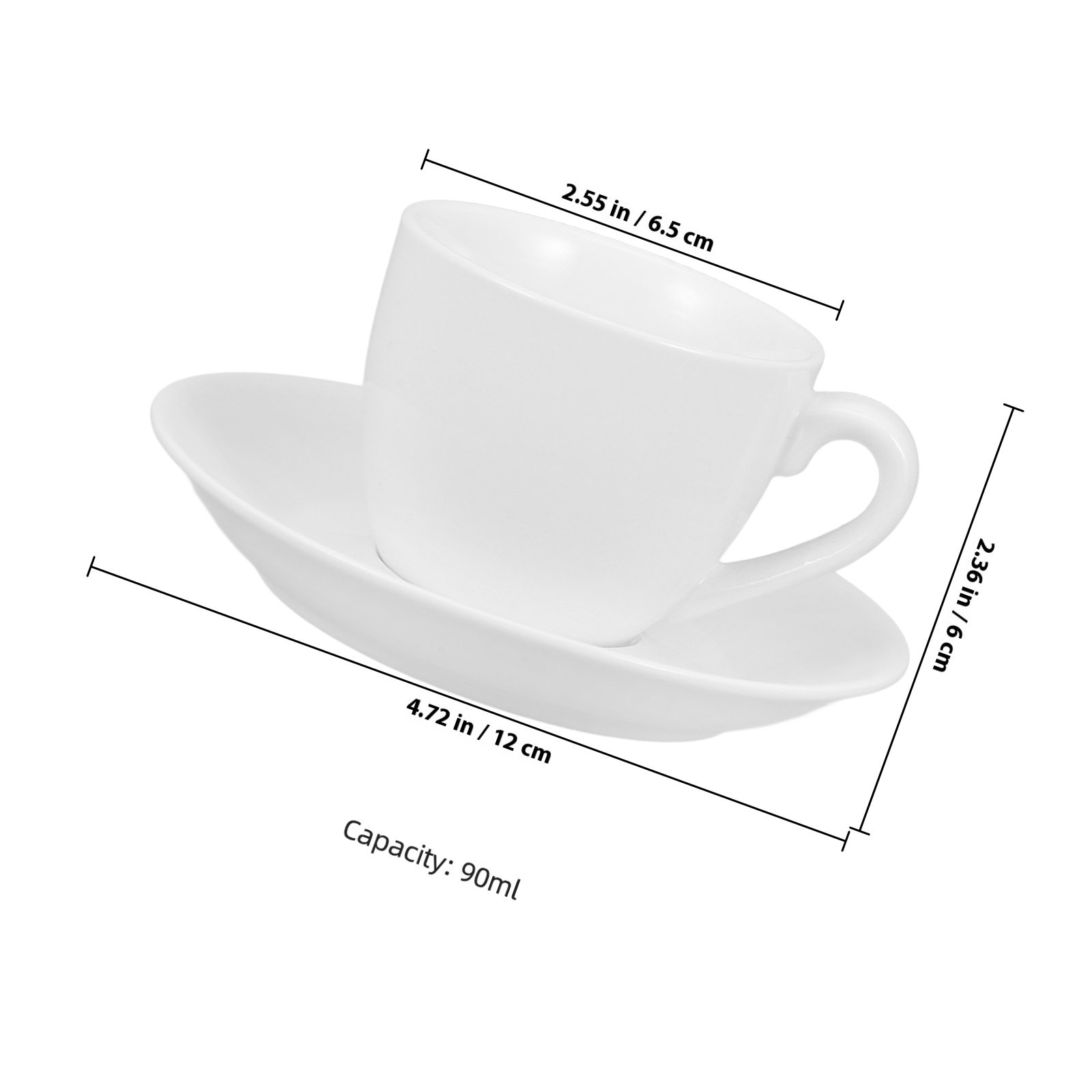 1Set Koffiekop en -schotelset  - Coffee Tea Drink recensie en prijs
