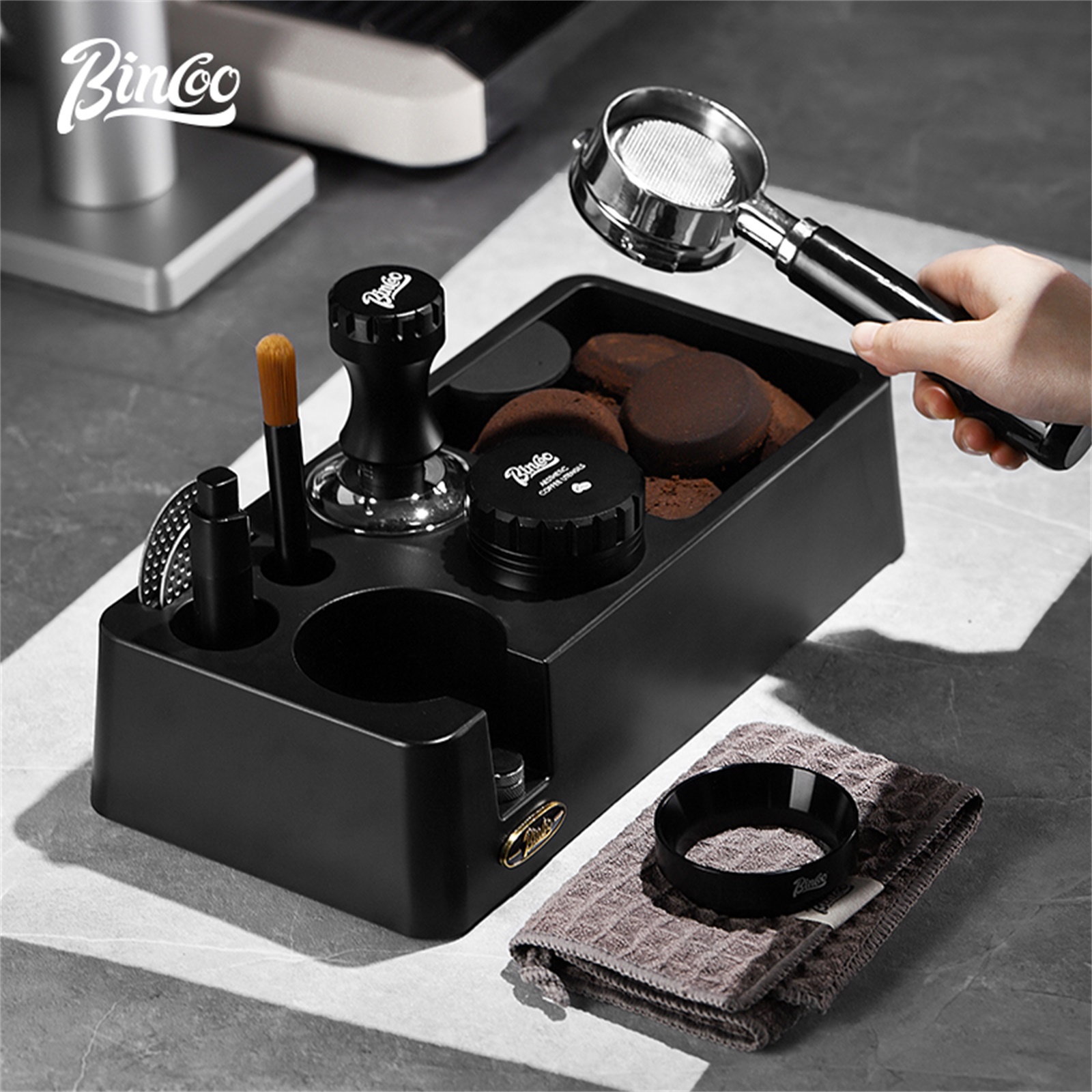 Bincoo Koffie Distributeur 51/ - Coffee Tamper Leveler recensie en prijs