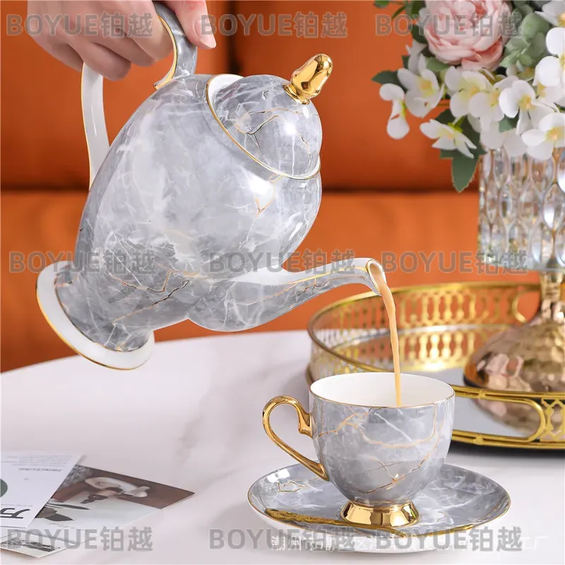 Luxe porseleinen koffiekopjes- - Coffee Tea Gift Set recensie en prijs