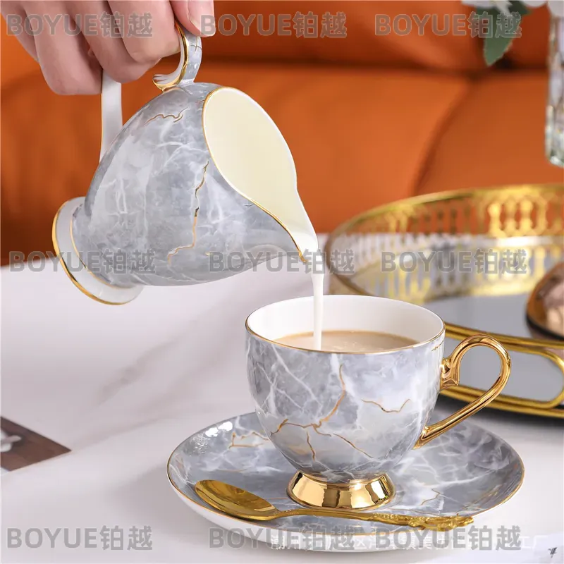 Luxe porseleinen koffiekopjes- - Coffee Tea Gift Set recensie en prijs