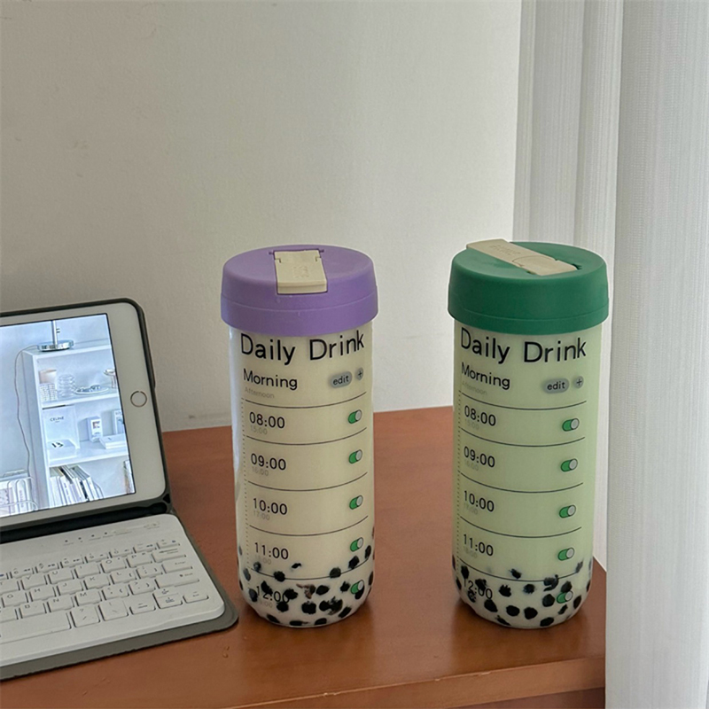 Glazen Waterfles Met Time Mark - Coffee Tea Equipment recensie en prijs