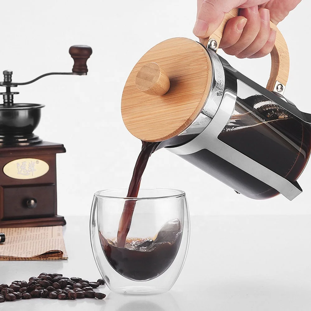 350/600ml RVS perskan, voedsel - Coffee Tea Press recensie en prijs