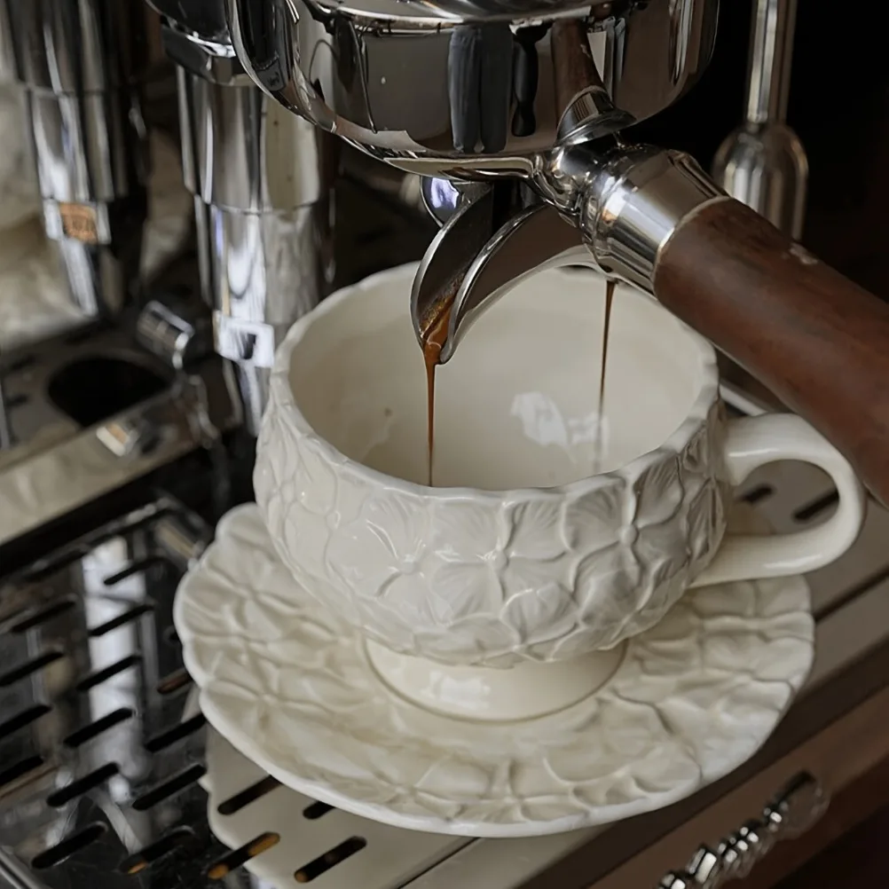 Franse Crème Relief Koffiekopj - Coffee Tea Gift Set recensie en prijs