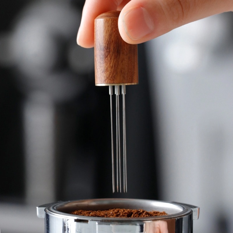 Roestvrijstalen koffietamper E - Coffee Tamper Leveler recensie en prijs