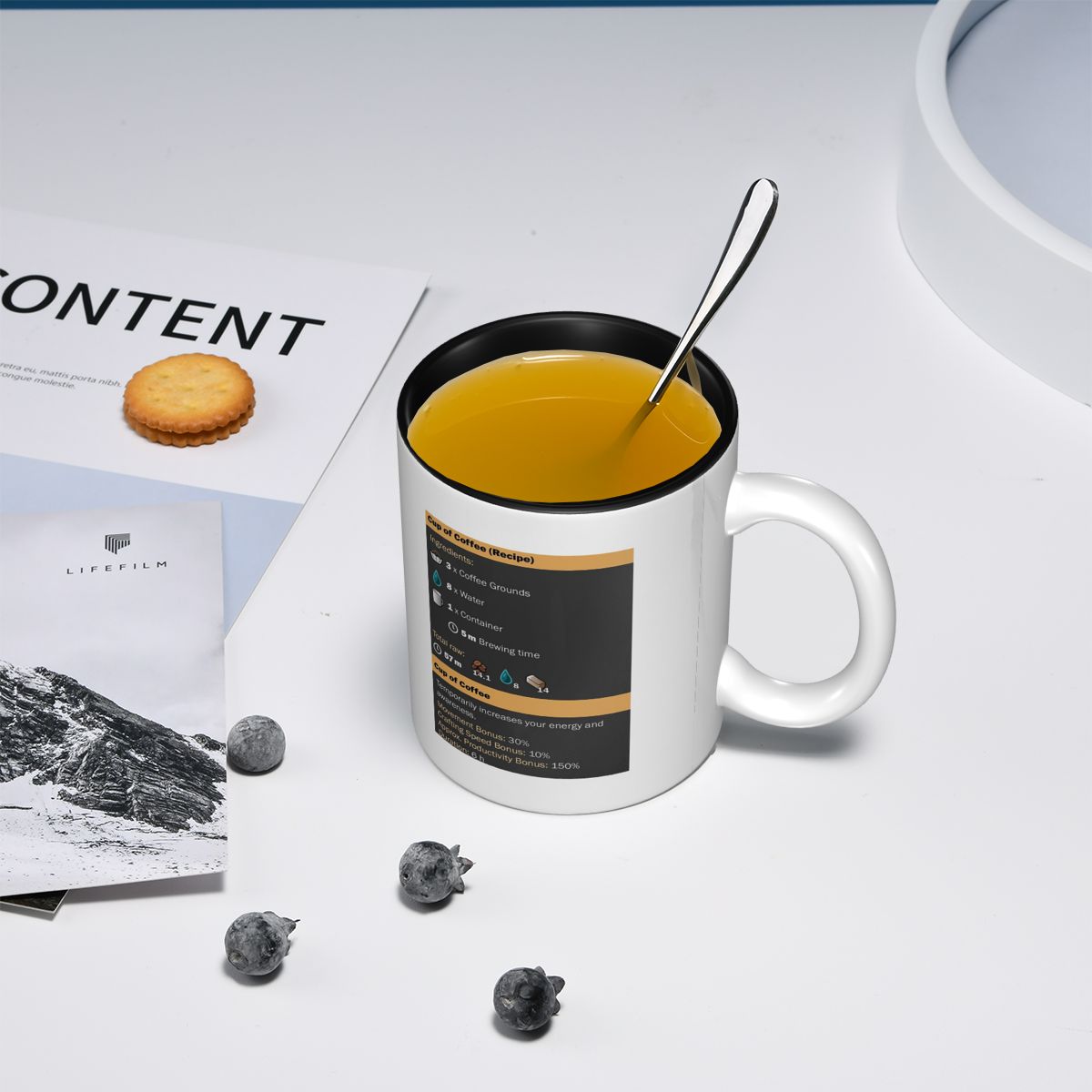 Kopje koffie (recept) mok grap - Coffee Milk Tea Recipe recensie en prijs