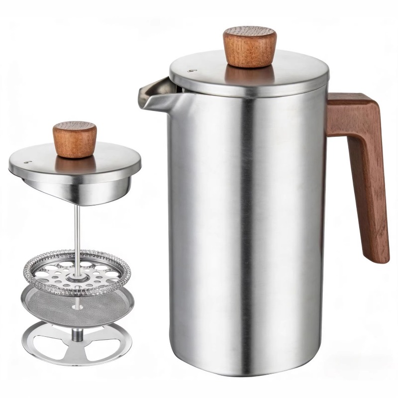 JUSTINLAU 1000ml RVS French Pr - Coffee Tea Press recensie en prijs