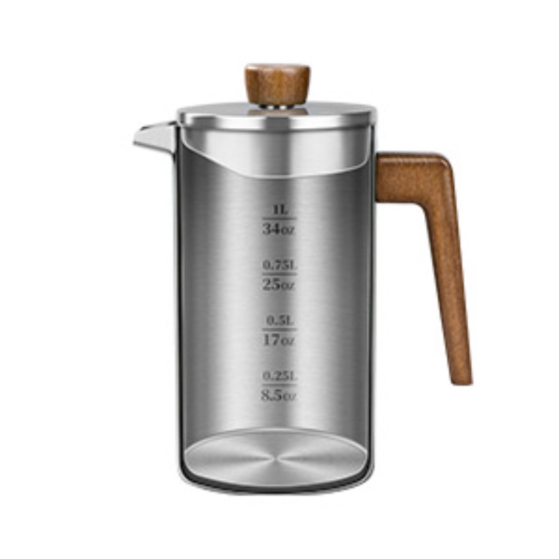 JUSTINLAU 1000ml RVS French Pr - Coffee Tea Press recensie en prijs