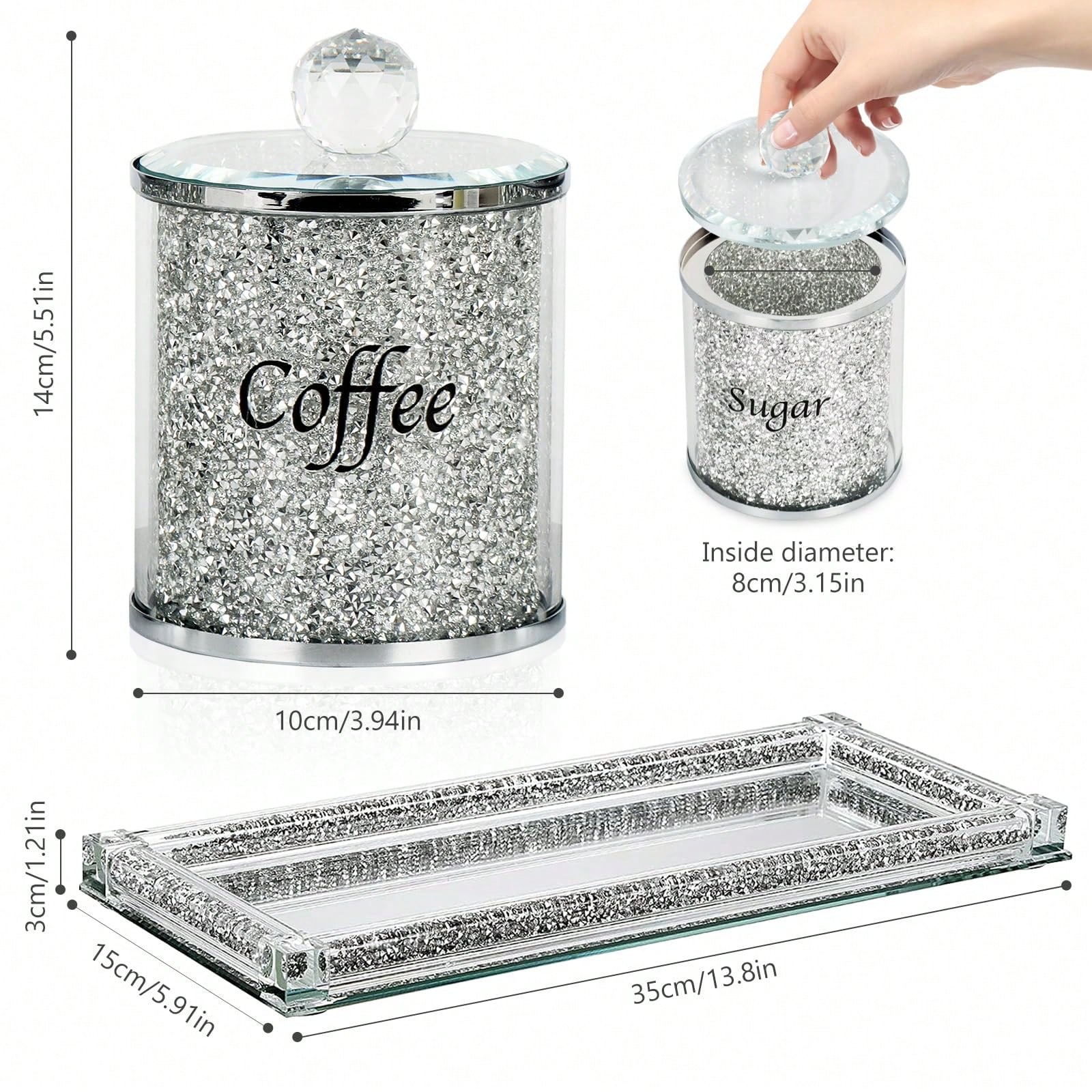 Koffie Suiker Thee Blikjesset  - Coffee Tea Gift Set recensie en prijs