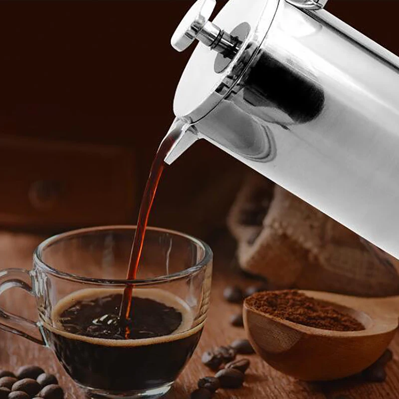 Dubbelwandige geïsoleerde koff - Coffee Tea Press recensie en prijs