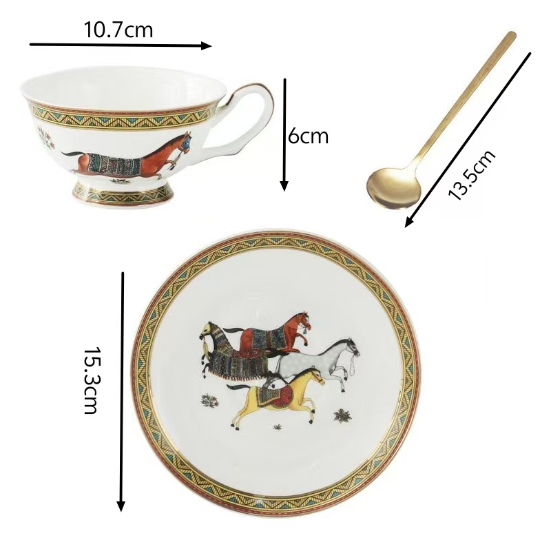 Porseleinen theekop en -schote - Coffee Tea Gift Set recensie en prijs