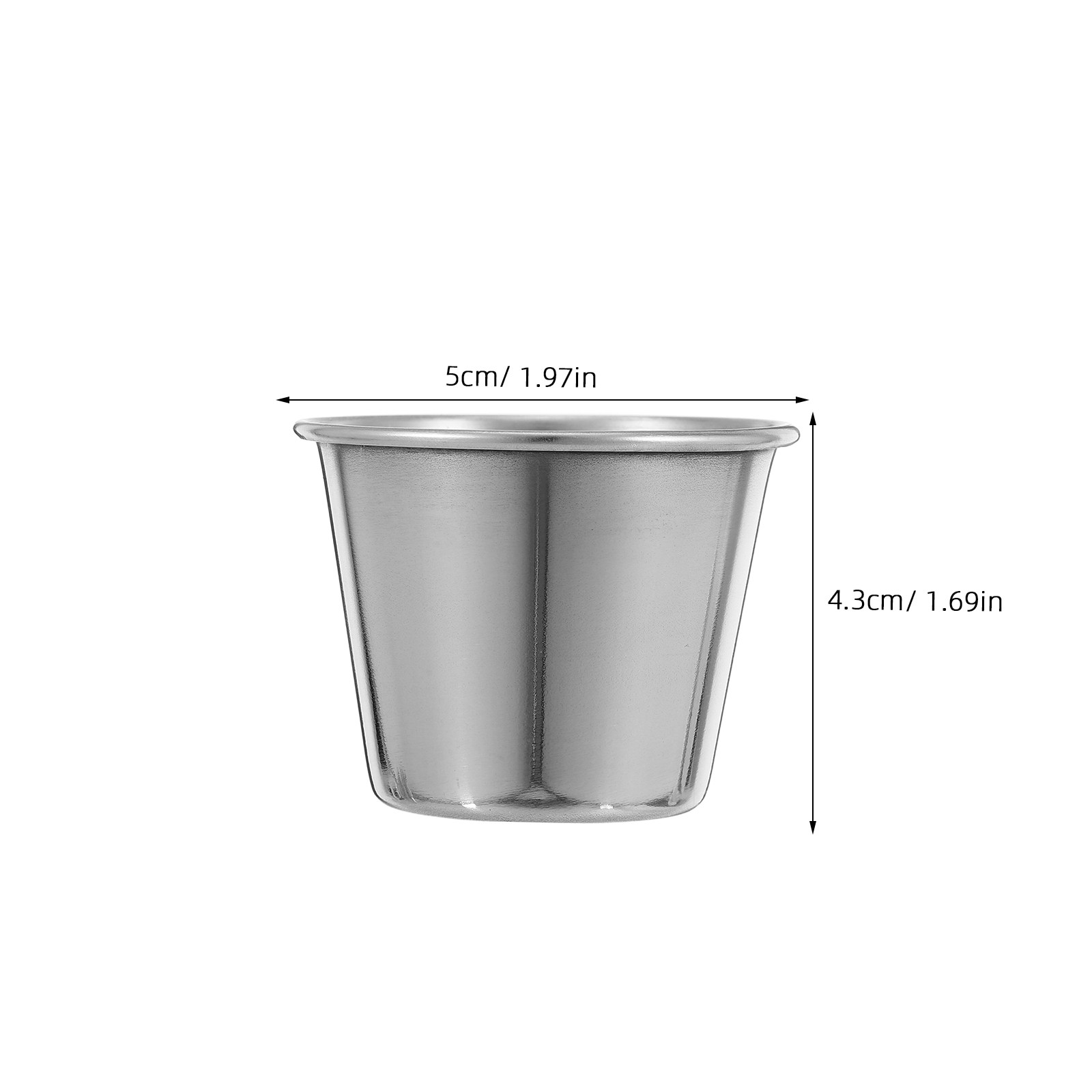 12 Stuks Rvs Korte Cups 45Ml Z - Coffee Tea Drink recensie en prijs