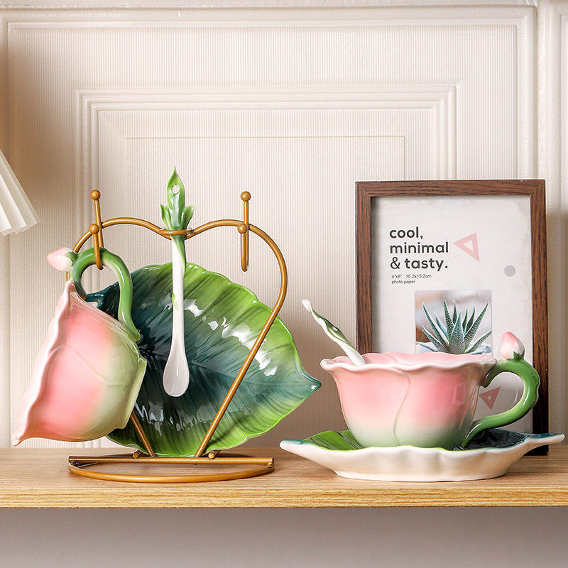150ml handgeschilderde rozen k - Coffee Tea Gift Set recensie en prijs