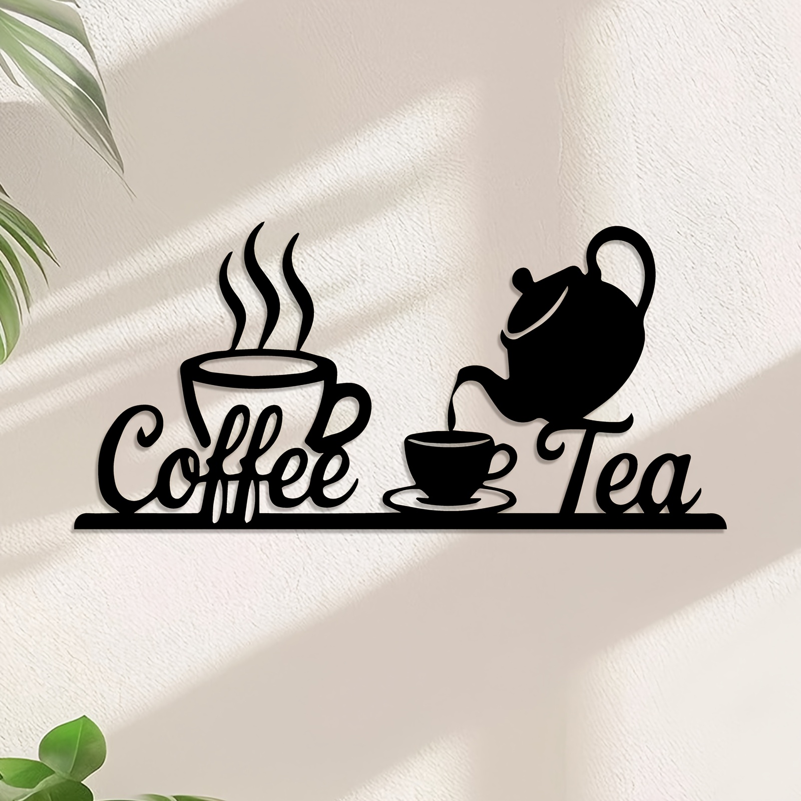Rustieke metalen wanddecoratie - Coffee Tea Press recensie en prijs