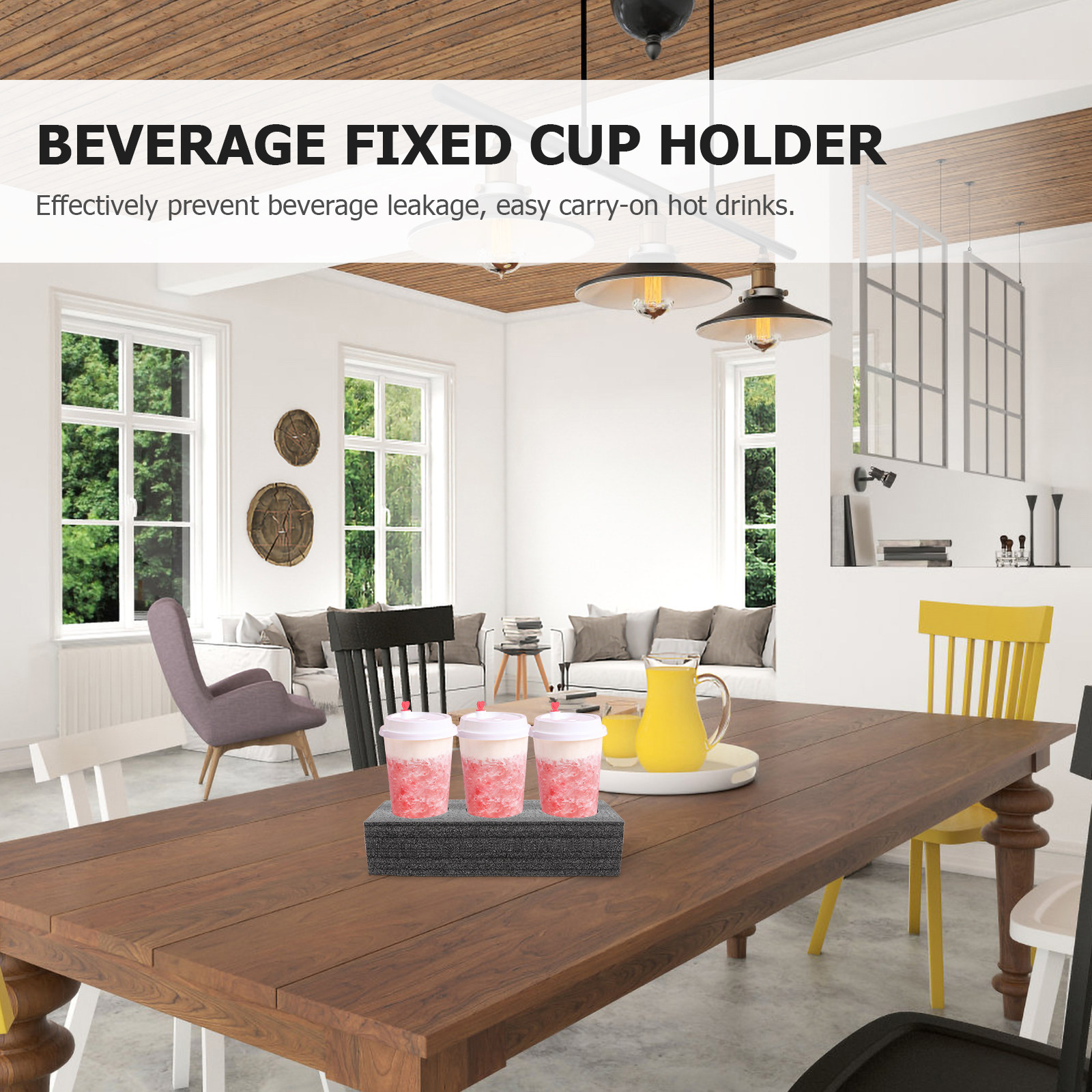 2 Stuks Handige Cup Tray 3-Slo - Coffee Tea Drink recensie en prijs