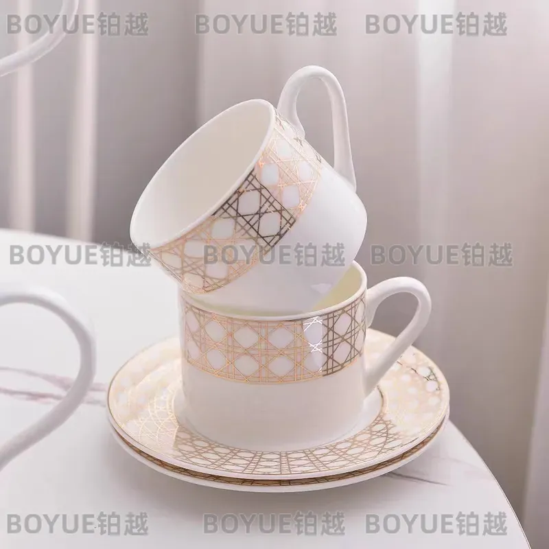 Luxe porseleinen koffiekopjess - Coffee Tea Gift Set recensie en prijs