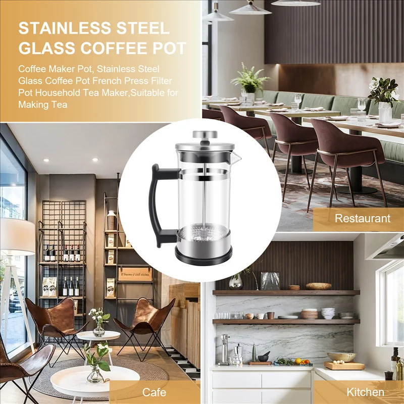 Koffie French Press Pot Met Fi - Coffee Tea Press recensie en prijs