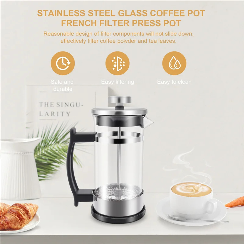 Koffie French Press Pot Met Fi - Coffee Tea Press recensie en prijs